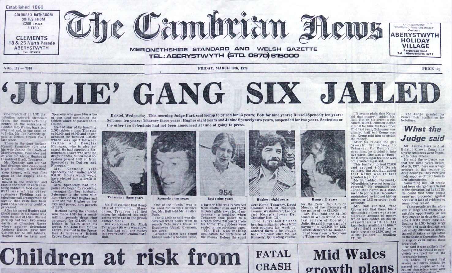 Newspaper from the period